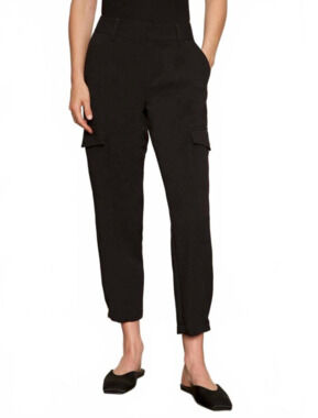 Sanctuary Women's Black Cargo Pocket Trousers